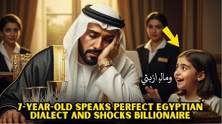 At Dinner, The Arabic Billionaire Felt Alone… Until The Waitress' Daughter Shocked Everyone..