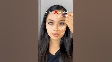 How to fix wrong foundation shade ~ too dark vs light. beauty hacks #makeuphacks #foundation #makeup