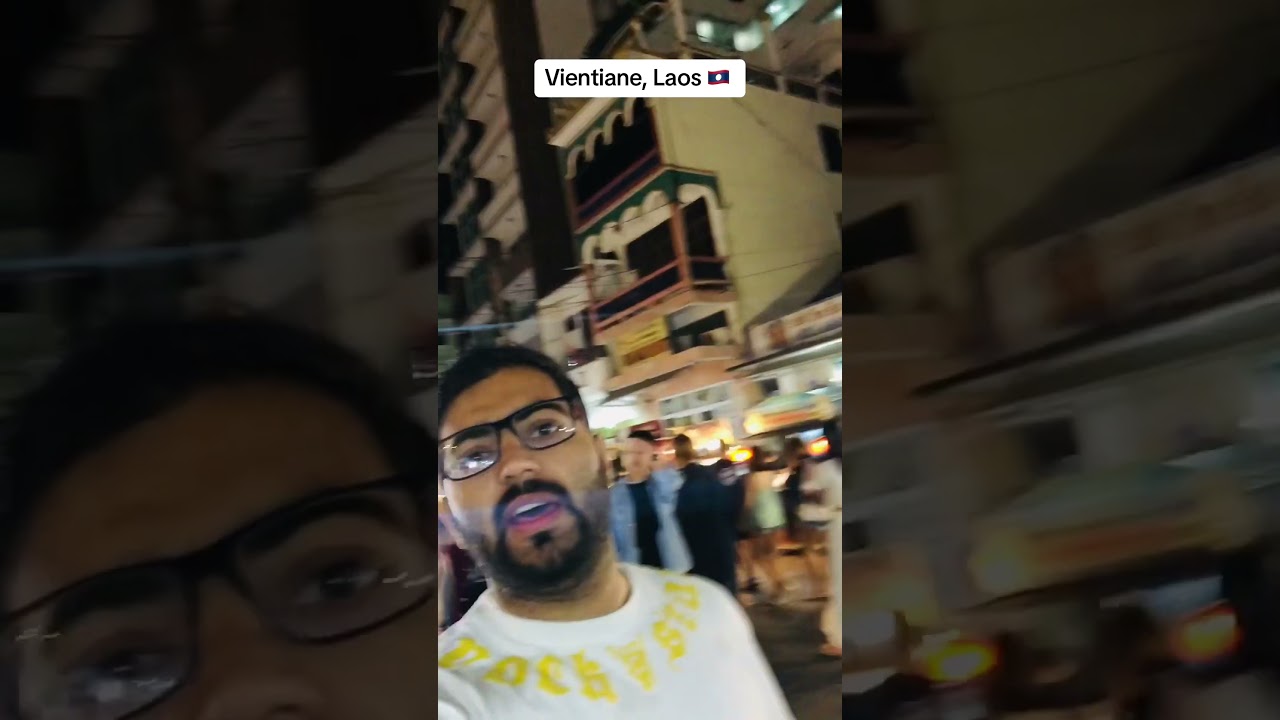 Vientiane ❤️ The Capital of Laos 🇱🇦 Night Market Walking Street Vientiane, Street Food of Laos 