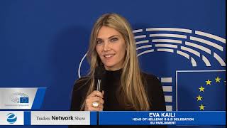 Eva Kaili, Head of Hellenic S &amp; D Delegation for EU Parliament | Traders Network Show