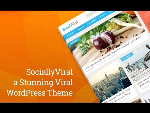 SociallyViral WordPress Theme Setup Tutorial