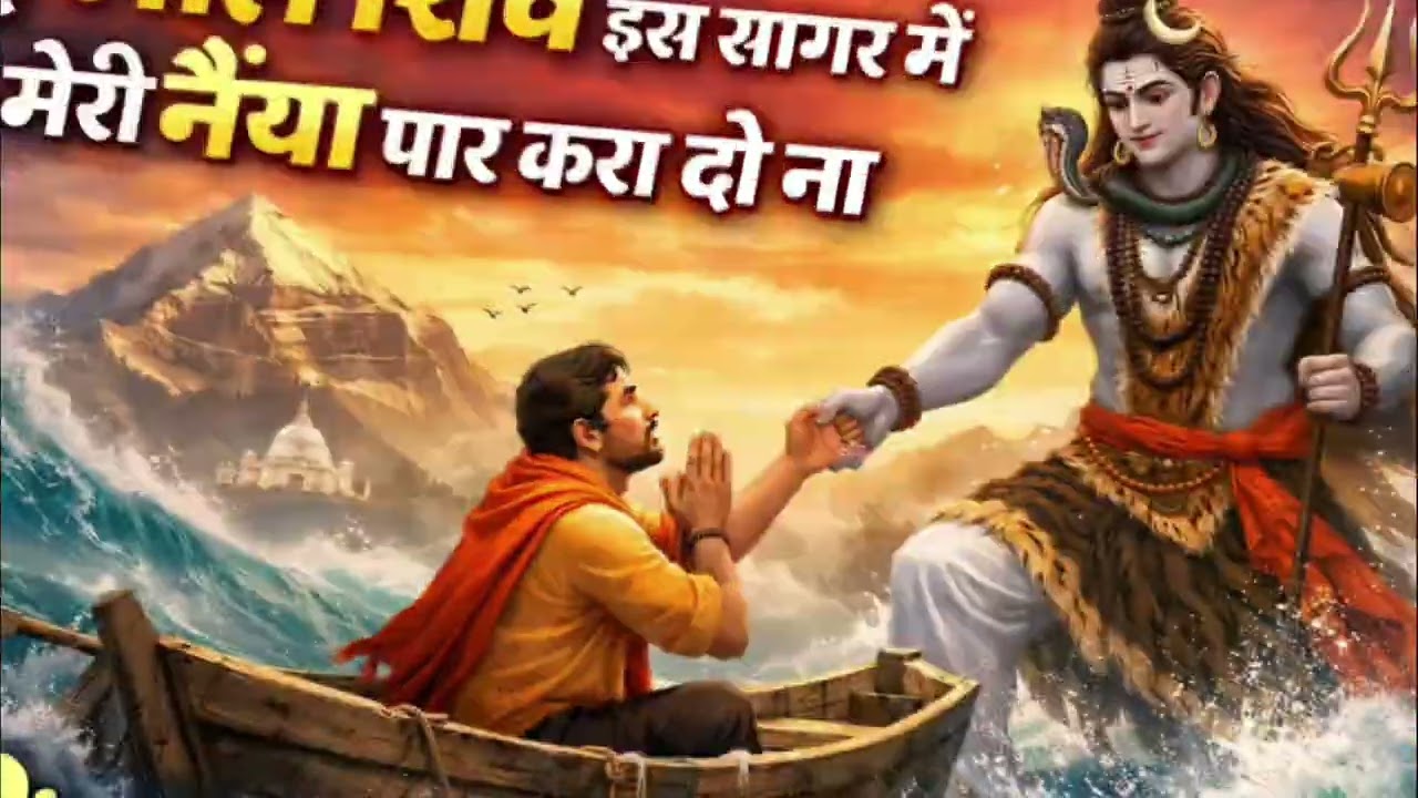 हे भोल शिव इस सागर मे मेरी नैया पार करा दो ना/he bhole shive is sagar me naiya par kara do na