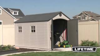 Features of the Lifetime Plastic Shed Range