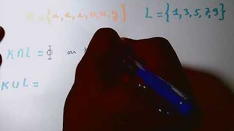 Réunion et intersection de deux ensembles vers l