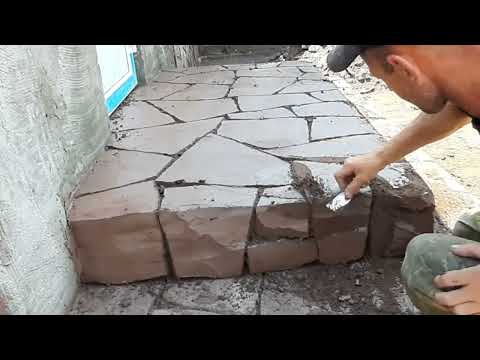 Видео: Ступеньки из Арт бетона
