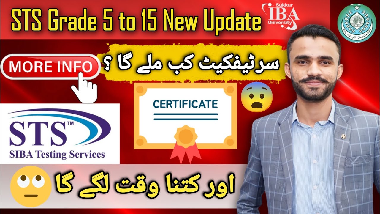 IBA Grade 5 to 15 New Update | Sts Jobs 5 to 15 Grade | 5 to 15 Jobs New Update