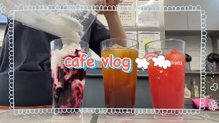 (sub) 더벤티| 역시 여름엔 수박이지🍉🍉|  미친 날씨 시작…🌞| cafe vlog  