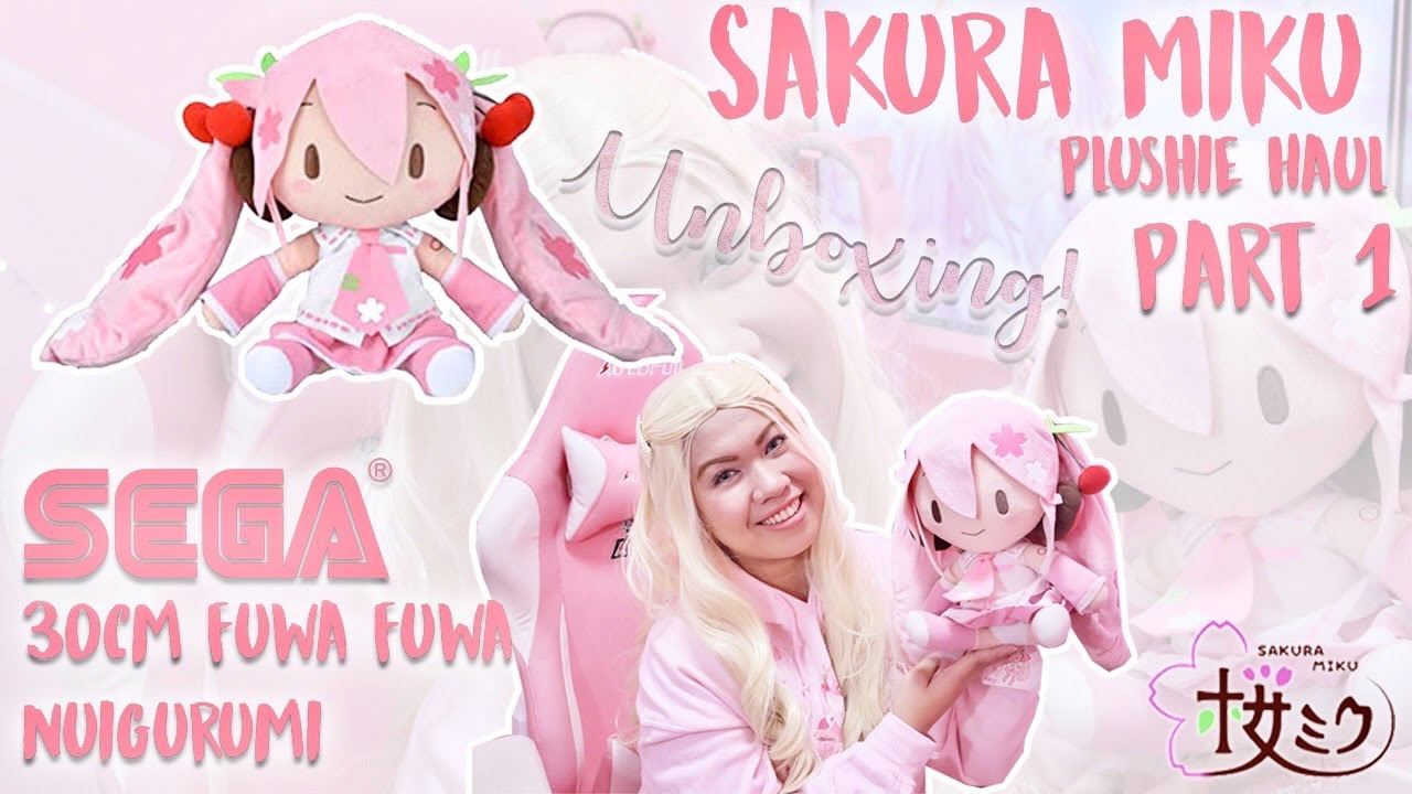 ♡ fuu.happyさま専用♡ Sakura Miku 30cm Sega Fuwa Fuwa Nuigurumi Plushie 桜ミク | Review
