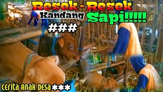 MULEH KERJO TIMBANG GAK ENEK KE SIBUKKAN,RESIK' KANDANG SAPI ! | CERITA ANAK DESA// (#Eps:4)