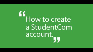 StudentCom - How to Create a StudentCom Account