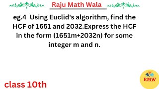 solutions of r s Aggarwal maths | example 4 | chapter 1 | Real number| CBSE | Class 10