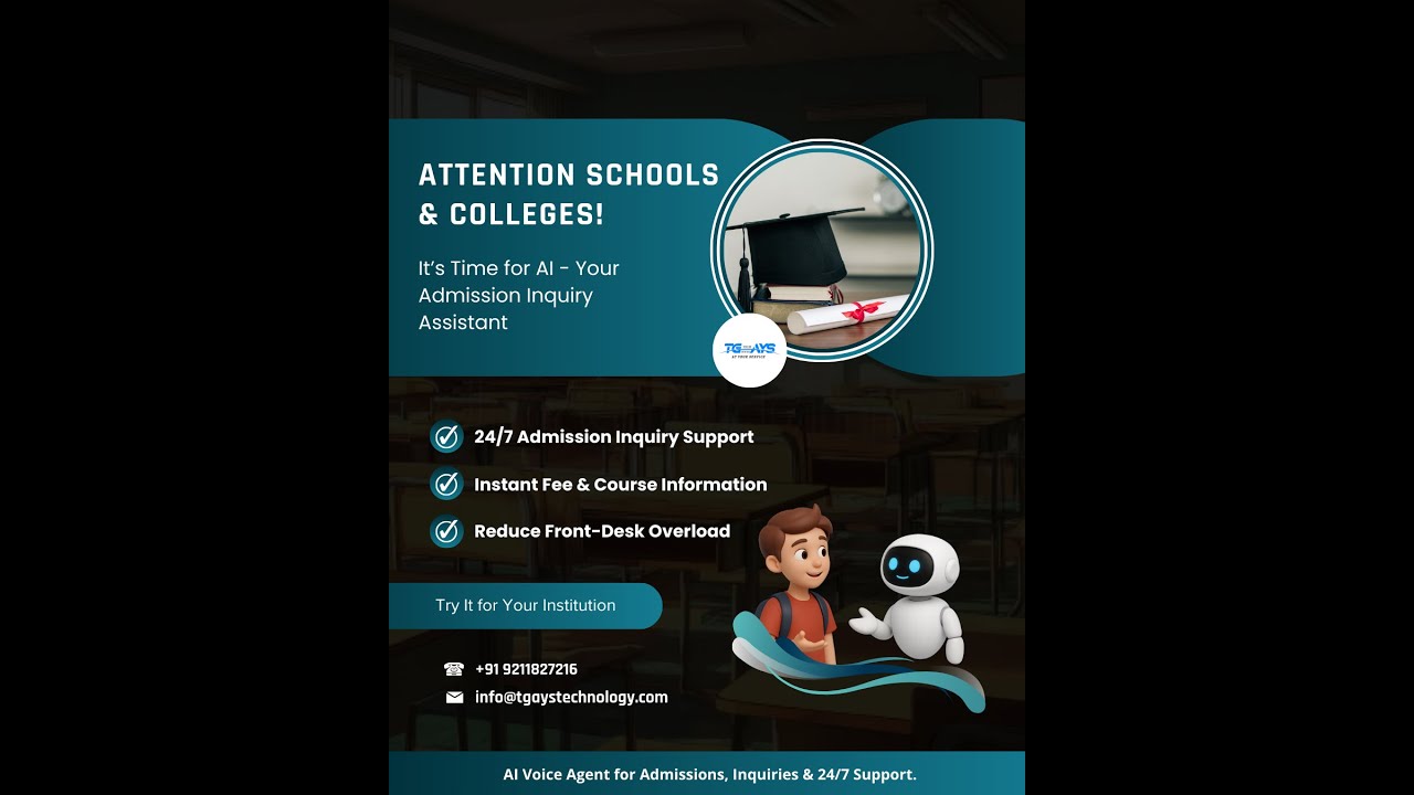 When Technology Found Its Voice — The Story of TGAYS AI Admission Agent