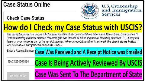 How to Check your USCIS Case Status Online || Case Is Being Actively Reviewed by USCIS.