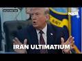 President Trump sets an ultimatum for Iran Mp3 Song