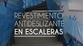Revestimiento Epóxico Anti-Deslizante Escaleras Interiores