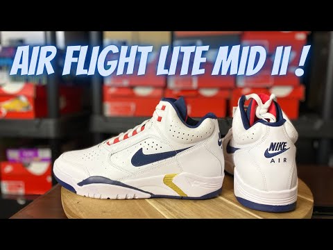 Nike Air Flight Lite Mid Olympic! Scottie Pippen Retro!