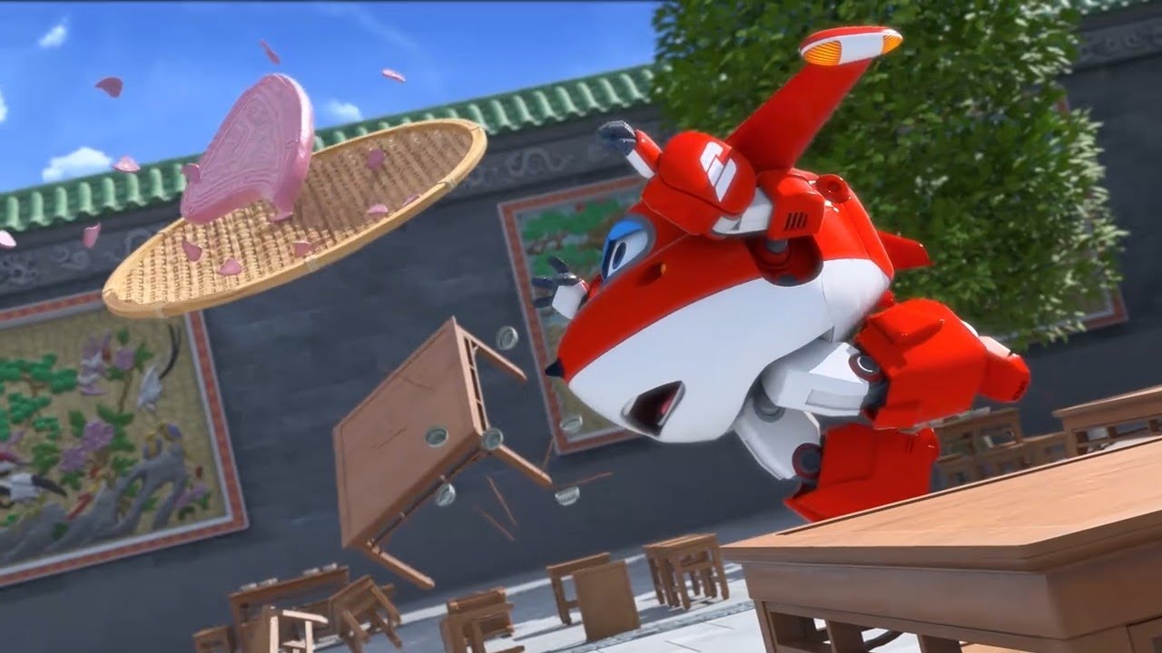 Kue Persik Merah (Full Episode) Super Wings China Culture EP 1 & 2