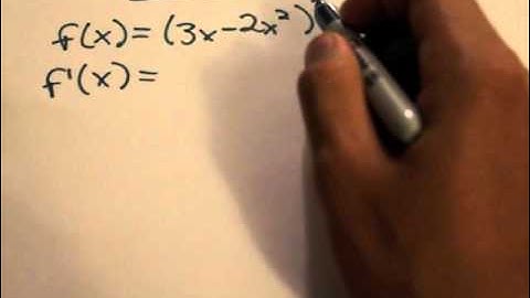 Calculus Tutorial: General Power Rule