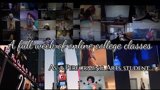ONLINE College Week In My Life *Performing Arts Student* AMDA