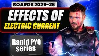Effects of Electric Current | SSC Class 10 Maharashtra Board | PYQ 2019-2025 | One Shot Revision ✅