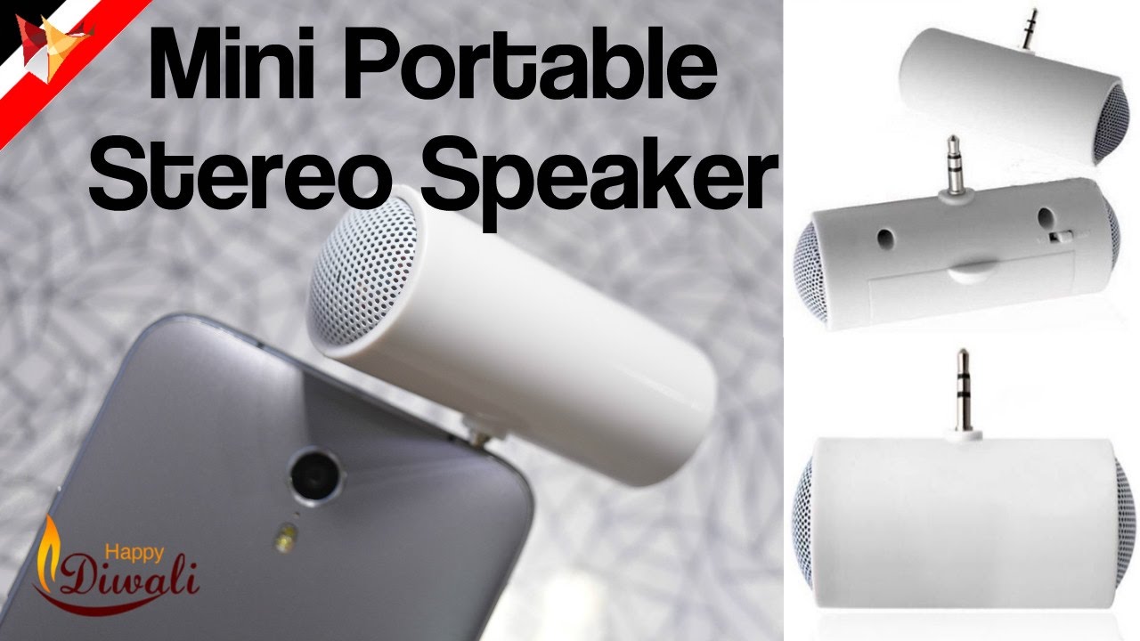 Download Mini Portable Stereo Speaker with 3.5mm Jack | Data Dock