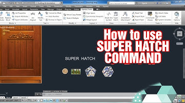 How to use SUPER HATCH command in autocad | cad tutorials by yasir
