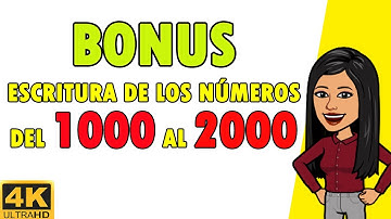 🏅Números del 1000 al 2000 en español  | COMPLETO 🧠✅  | Spanish Numbers 1000-2000