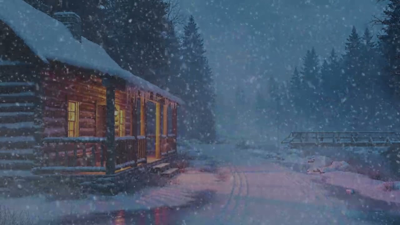 Relaxing Snowfall in a Quiet Forest | Winter Ambience – Snowvae