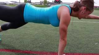 Alternating Two Point Plank