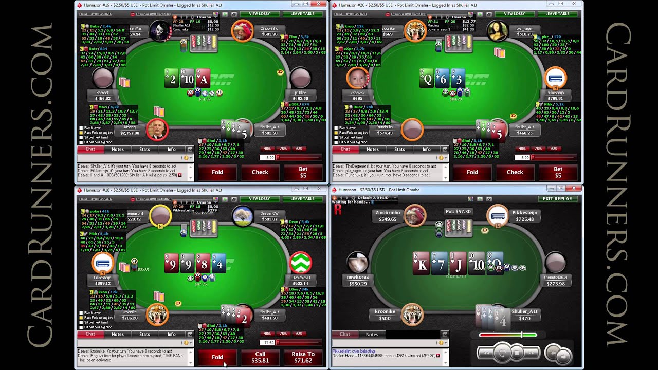 CardRunners Shuller_A1t Live Sessions: $500PLO 6-Max Zoom, Part 1, 08. ...