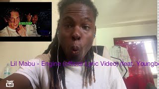 Lil Mabu - ENGINE (Official Lyric Video) (feat. YoungBoy Never Broke Again)Reaction
