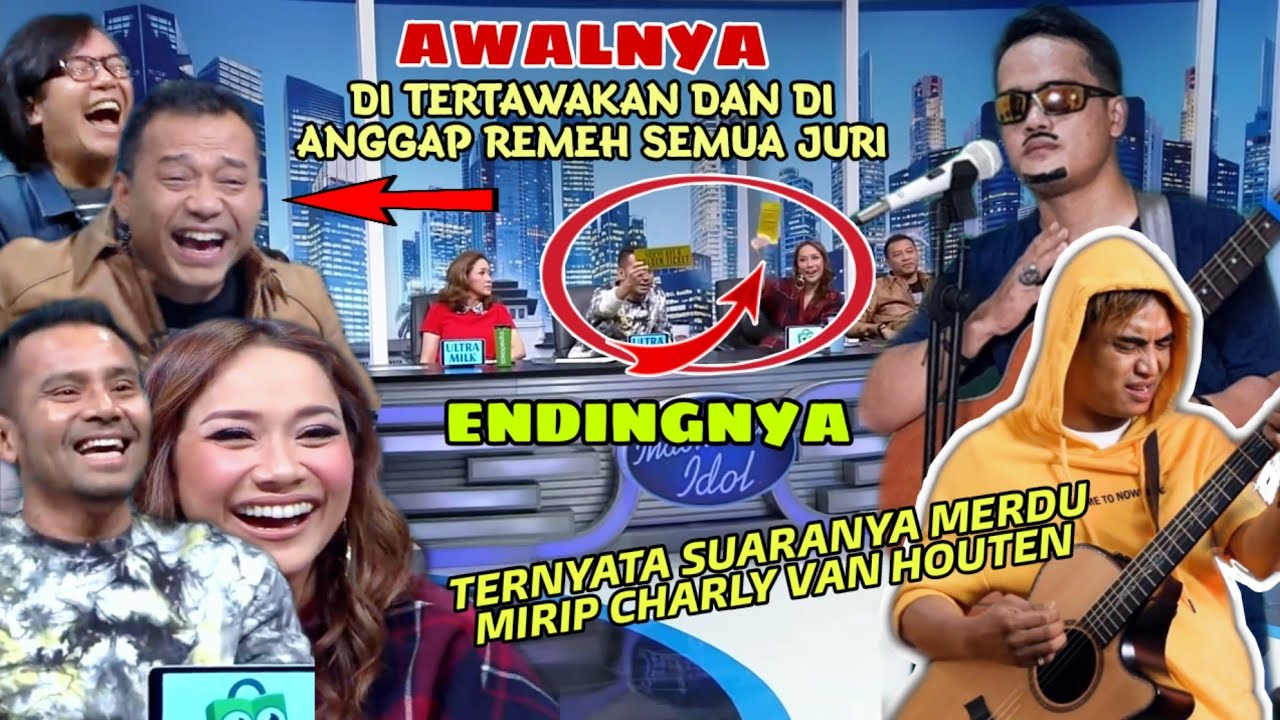 Awalnya Di Remehkan‼️Ternyata Suara Mansur Mirip Charly,Akhirnya Judika Kasih Golden Tiket|Parodi