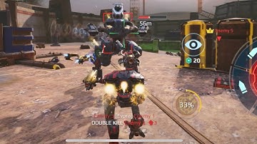 Hellburner Facing Minos | War Robots Gameplay