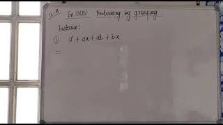 CLASS 8 Factorisation Ex 13B Part 1