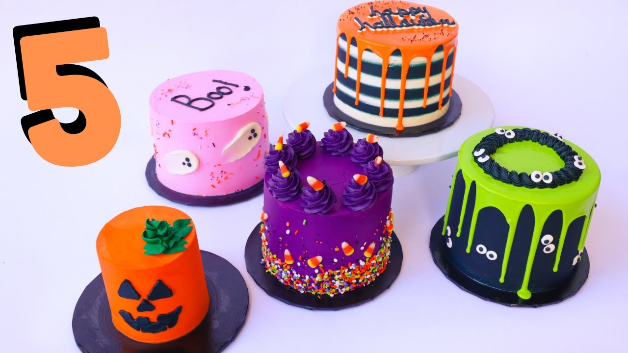 5 PASTELES FACILES DE HALLOWEEN DANI FLOWERS YouTube