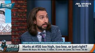 Jalen Hurts Is NOT Top 10 QB With Philadelphia Eagles? 👀 Nick Wright REACTS | FIRST THINGS FIRST