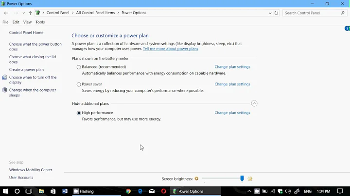 Tips and tricks Battery life VS Performance in Control Panel Works Windows 7 81 and 10