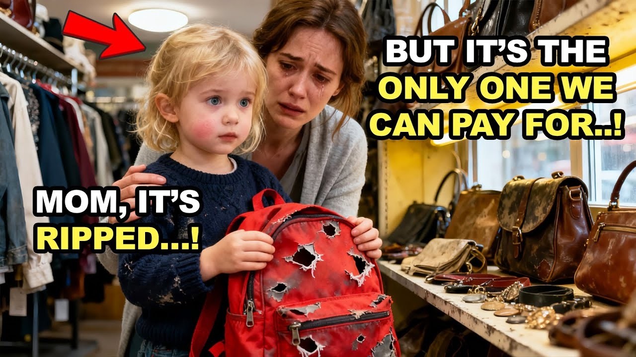 A MOM AND DAUGHTER SEARCH FOR A SECOND HAND BACKPACK WITH $25 — AND A BILLIONAIRE INTERVENES