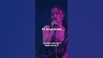Thumbnail of The Top 5 Best Live Whistle Notes #arianagrande #avamax #kellyclarkson #normani #mariahcarey