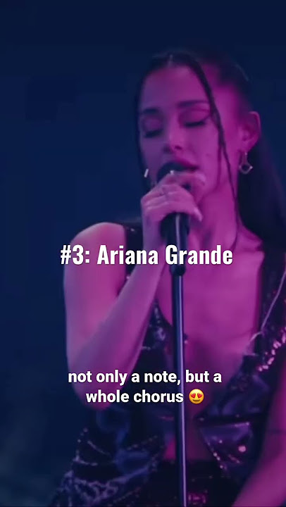 The Top 5 Best Live Whistle Notes #arianagrande #avamax #kellyclarkson #normani #mariahcarey