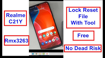 Realme C21Y Rmx3263 Pattern & FRP File With Tested Tool No Dead Risk