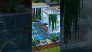 Pool Bar Idea in the Sims 4 #sims4 #game #thesims4 #sims4build #sims #pool #shorts