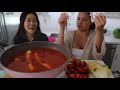 Veronica Wang annoying Stephanie Soo for 3 minutes Mukbang annoying alert!!!