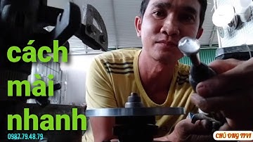 Cách mài giác đá thạch anh | đá topaz 