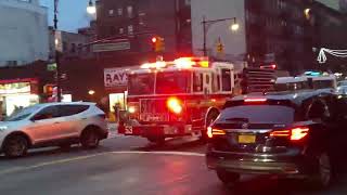 Mini Compilation Of FDNY Engine 53 & FDNY Ladder 43 Respondings To Various Calls.
