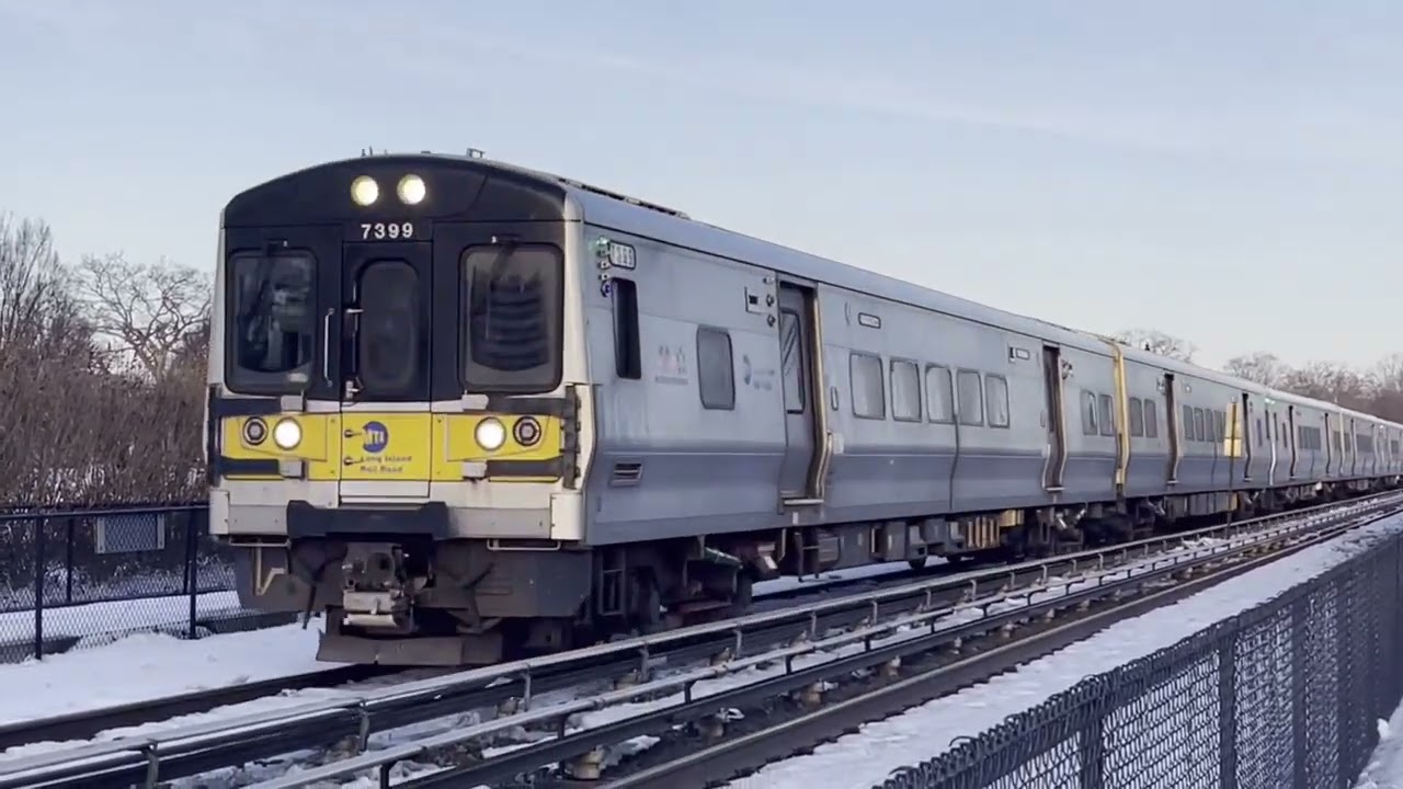 LIRR Main Line PM Rush Hour Featuring And M 3 On Train #1966