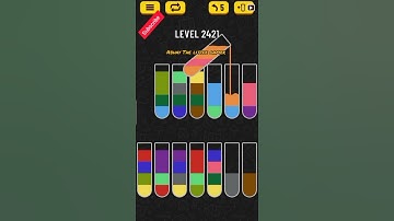 Water sort puzzle level 2421