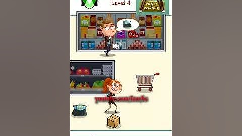 Troll Robber Level 4 Gameplay Solution #gameplay #trollrobber #shorts by inavb