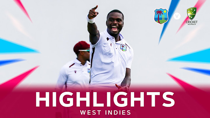 Highlights | West Indies v Australia | 1st Test Day 1