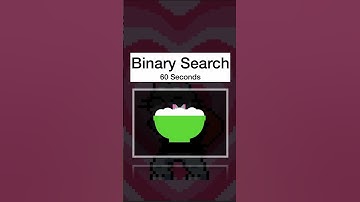 Binary Search Explained in 60 Seconds 🔍
